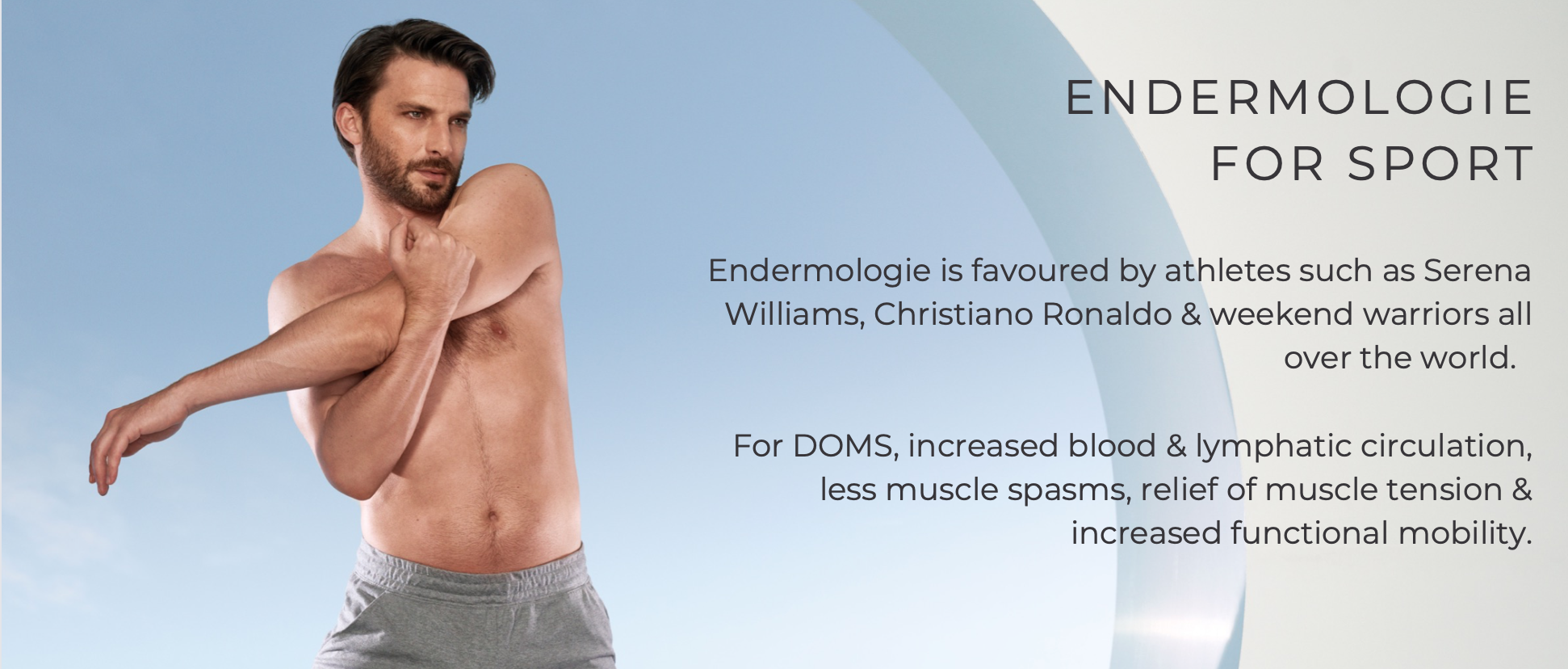 Endermologie for sport - prep and recovery Athletes love Endermologie for sport